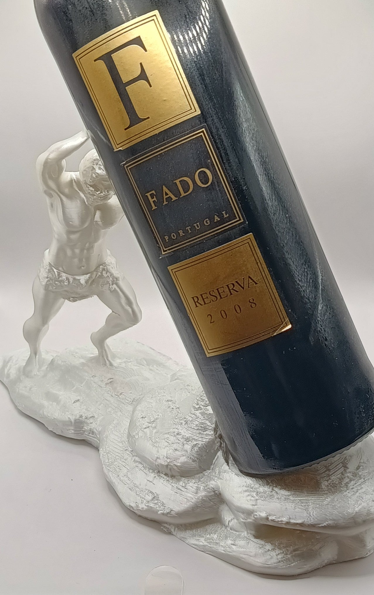 Suport sticlă de vin – Zeu grec inspirat | Proiectați imprimare artistică 3D