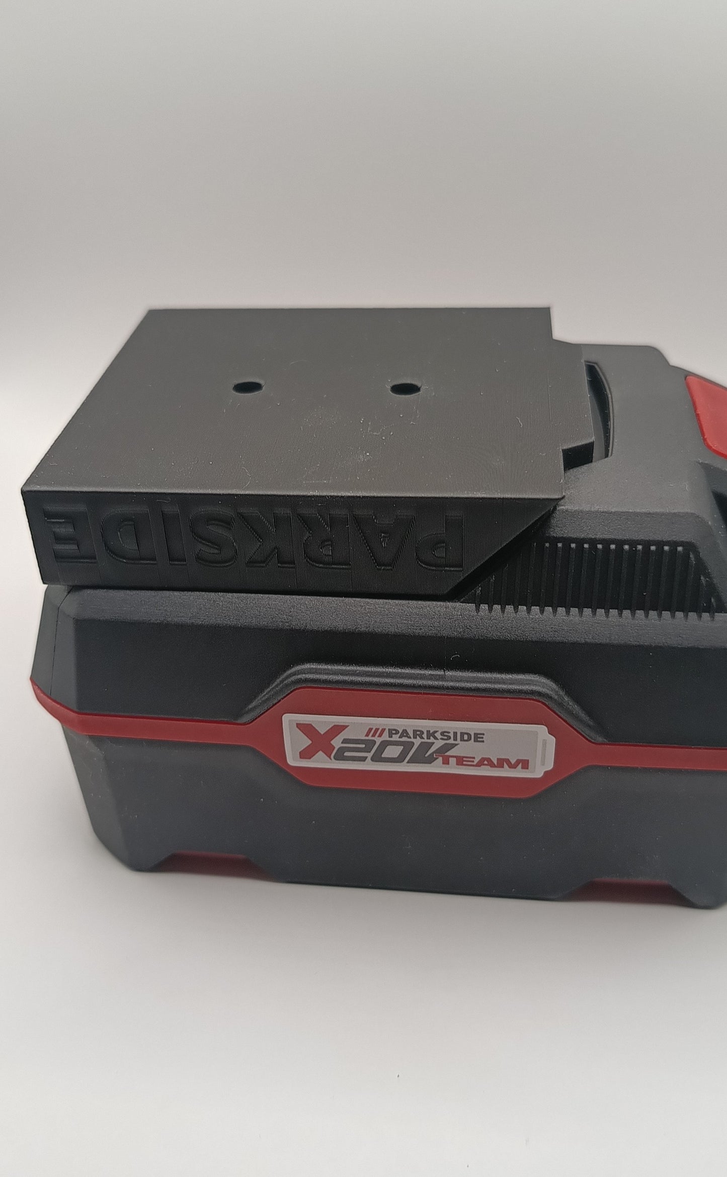 Suport Acumulator Parkside X20V / 12V Team - Organizator Perete din ABS Rezistent