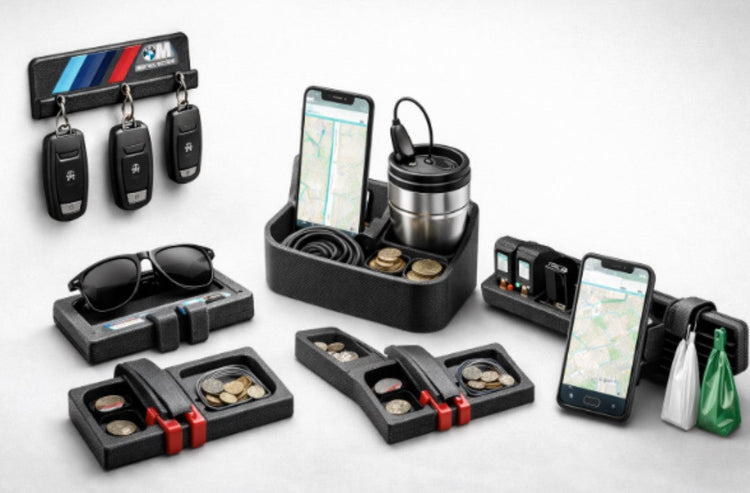 Accesorii auto 3D print pentru organizarea interiorului mașinii