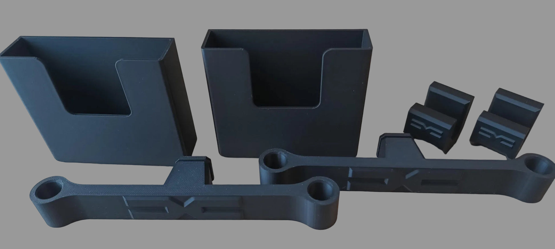 Set 6 accesorii auto compatibile YouClip printate 3D pentru organizarea interiorului