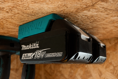 Suport Dublu Makita 18V LXT din ABS Industrial - Rezistent la Căldură și Șocuri (Duo Holder)