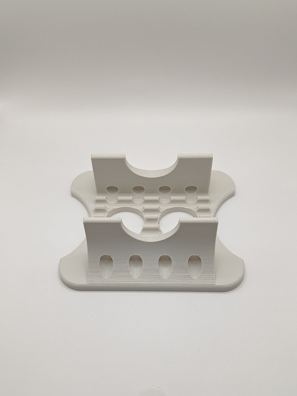 Suport ergonomic tip stand pentru sisteme compacte Mini PC, compatibil cu Intel NUC și Asus, culoare albă