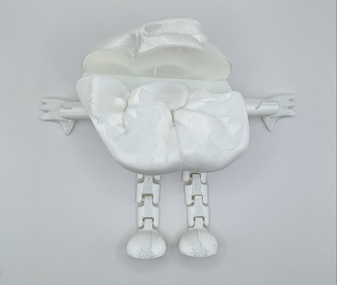 Suport Cărți de Vizită Dinte Molar Articulat – Personaj de Birou Printat 3D, Premium, pentru Cabinete Stomatologice