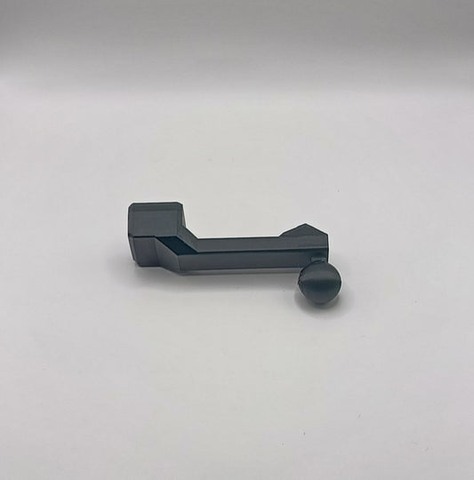 Adaptor YouClip Dacia cu bilă 17mm și braț înălțat 7cm realizat prin imprimare 3D din PETG negru