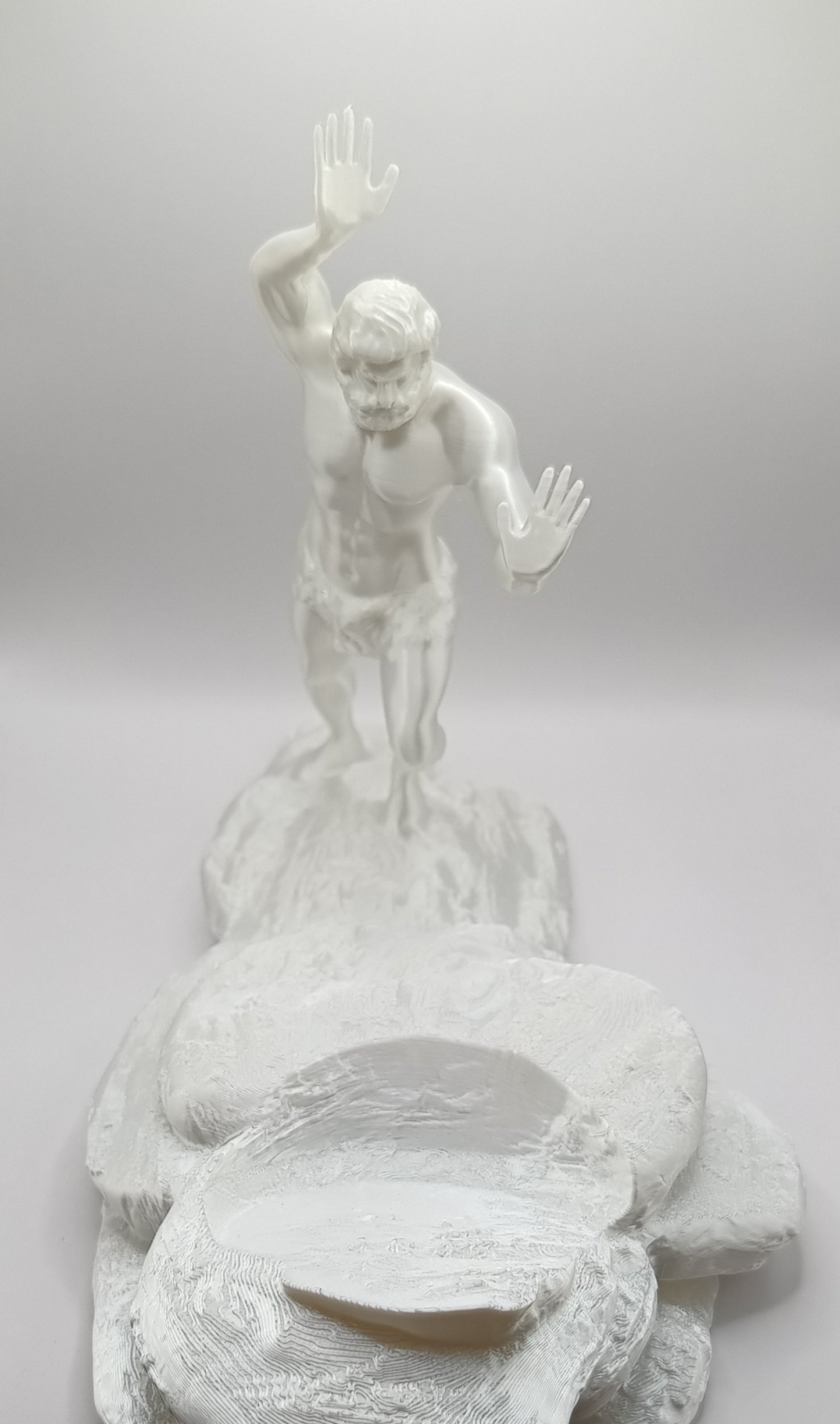 Suport sticlă de vin – Zeu grec inspirat | Proiectați imprimare artistică 3D