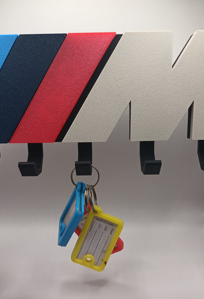 suport chei auto m power inspired printat 3d perete