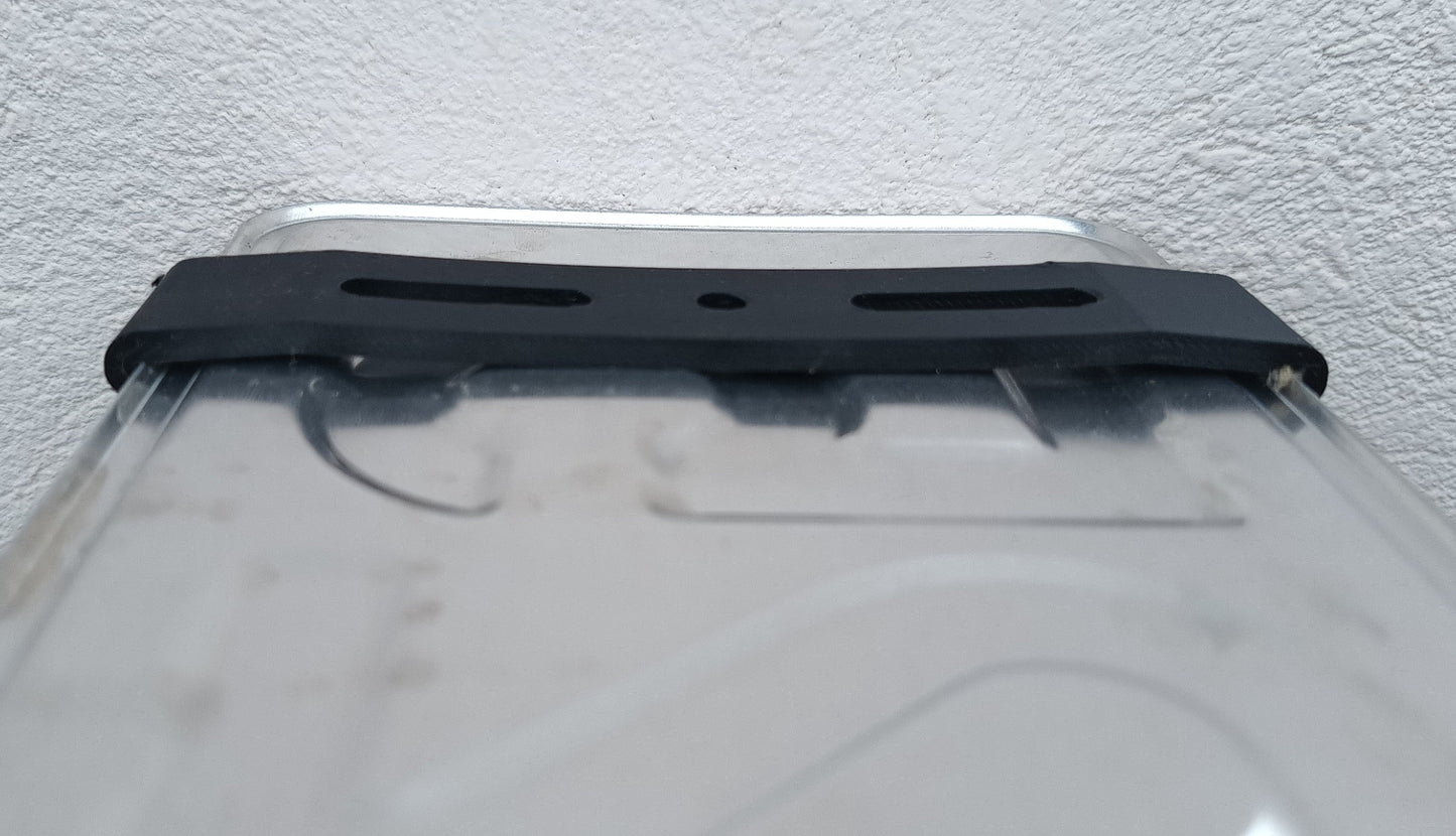 Set 4 Suporturi Număr Înmatriculare Minimalist - Slim Look - PETG Rezistent la UV