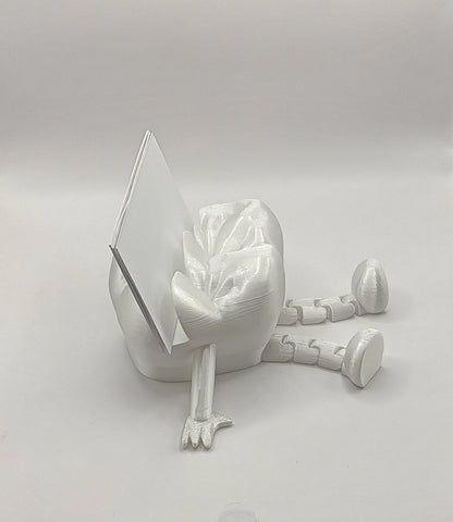 Suport Cărți de Vizită Dinte Molar Articulat – Personaj de Birou Printat 3D, Premium, pentru Cabinete Stomatologice