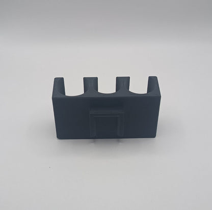 Suport fise YouClip realizat de Atelierul de 3D, finisaj premium negru mat, compatibil cu sistemul de fixare Dacia Sandero