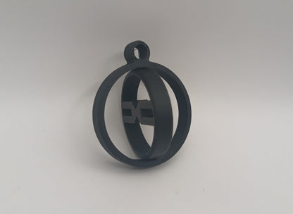 Detaliu breloc DACIA 3D print, design minimalist și material rezistent