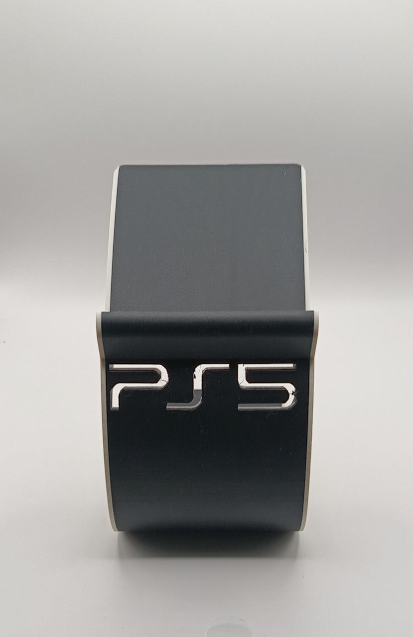 Organizator birou gaming pentru controller PS5, suport manetă DualSense fabricat prin printare 3D, disponibil pe atelierulde3d.ro