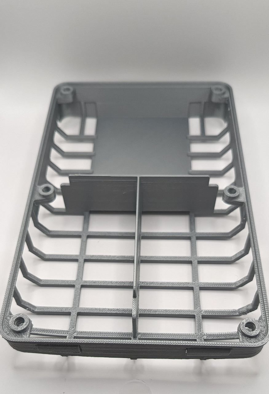 Grilă protecție boiler Truma rulotă, print 3D ABS gri, rezistent la intemperii și temperatură.