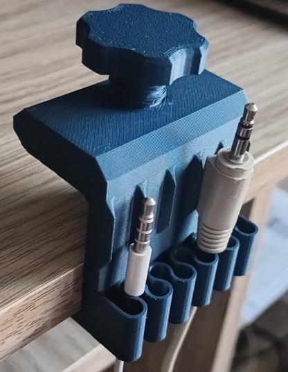 Organizator cabluri 3D print pentru birou, suport pentru cabluri de încărcare și USB