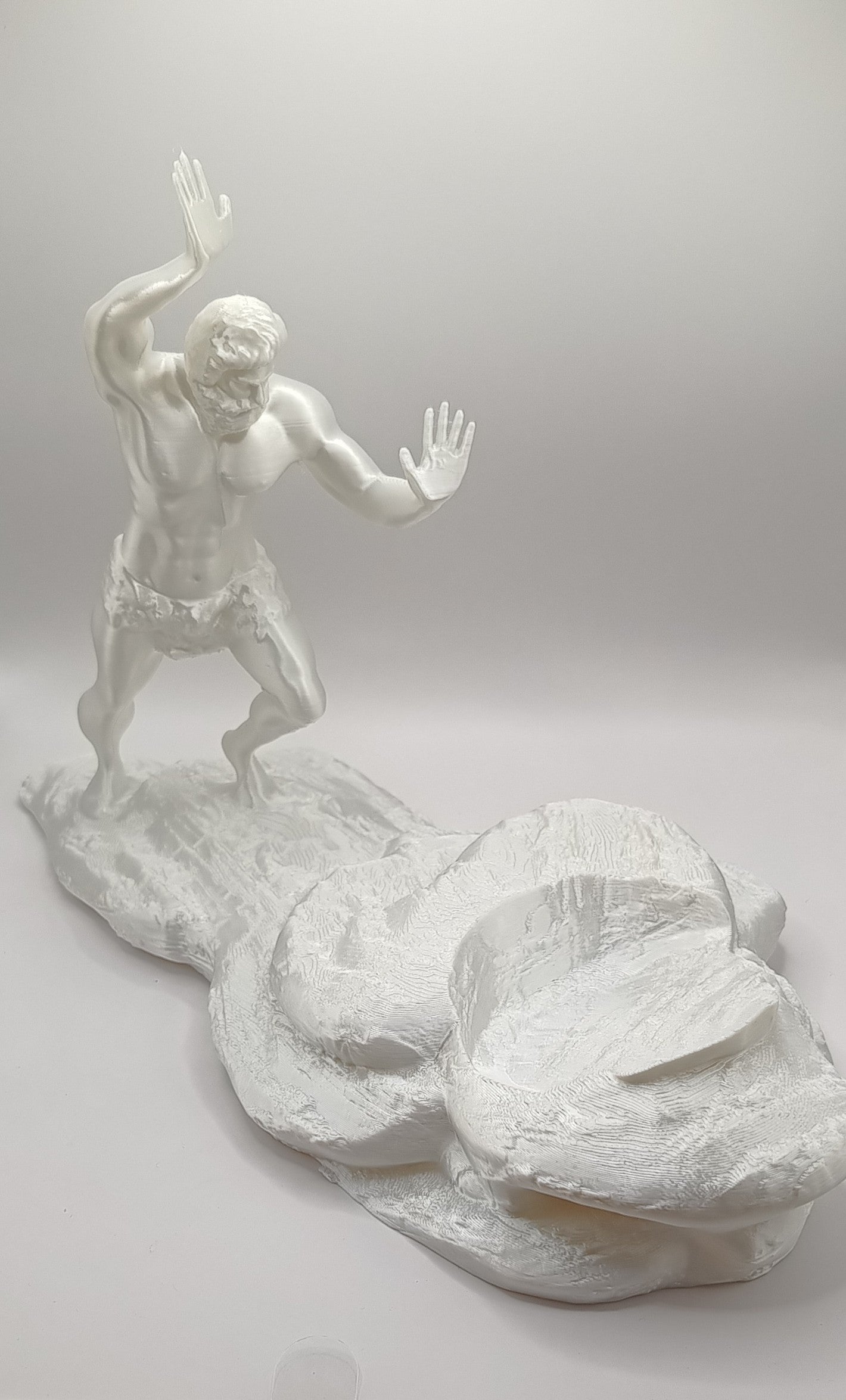 Suport sticlă de vin – Zeu grec inspirat | Proiectați imprimare artistică 3D