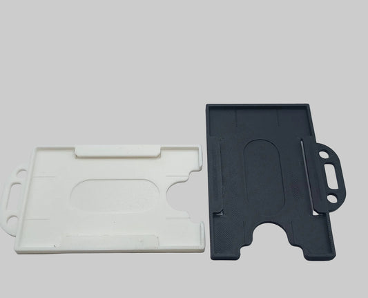 Suporturi pentru cartelă de acces RFID, printate 3D, cu prindere verticală și orizontală, în culori alb și negru