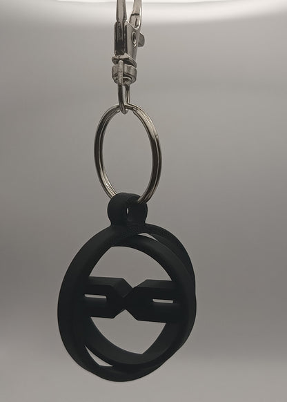 Breloc auto DACIA realizat prin printare 3D, accesoriu pentru chei, fabricat în România