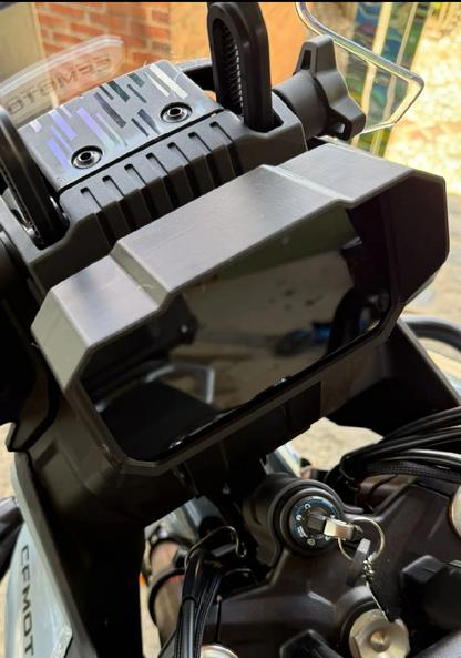 Parasolar Bord CFMOTO 450MT / Ibex 450 – Sunshade GPS & Display – PETG Rezistent