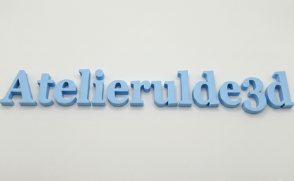 Litere 3D Personalizabile din PLA – Dimensiuni 5 cm sau 10 cm | Print 3D la comandă