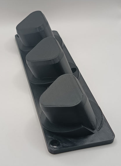 Sistem de organizare atelier cu suporturi printate 3D pentru mașini de găurit Parkside.