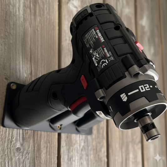 autofiletanta Parkside 12V organizate eficient pe un suport triplu de la atelierulde3d.ro